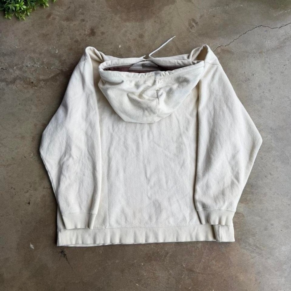 vintage gotcha surf hoodie Y2K grail cream size XL surf skater - Picture 5 of 7